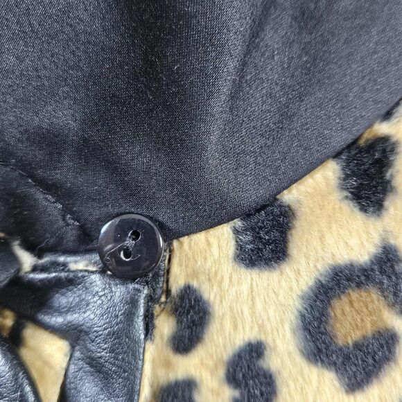 Nygard Collection Women's Leopard Print Jacket Coat Lined Size 8 - Picture 9 of 11